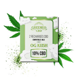 2 RECHARGES OG KUSH 10%